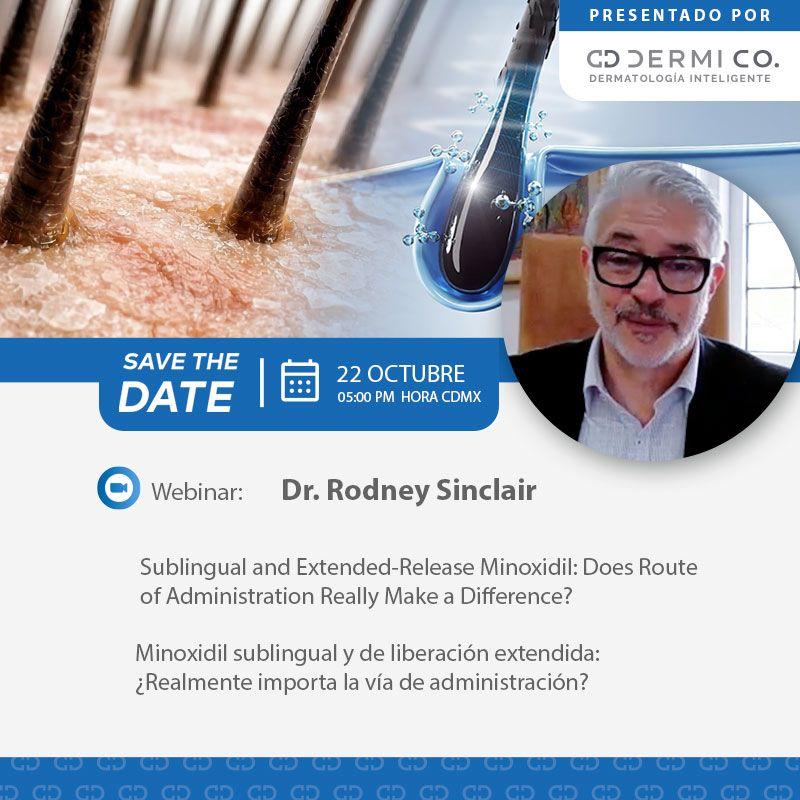 Webinar con Dr. Rodney Sinclair - Dermico